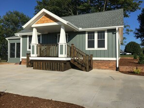 Front view of our cottage
