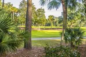 Overlooking first hole of Cougar Pt. golf course 