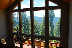 Living room view to the West.