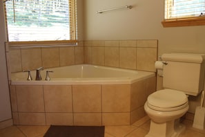 Master Bathroom.  Jacuzzi tub.