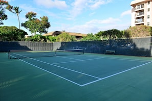 Onsite tennis court
