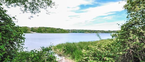 Back yard access to Pilgrim Lake