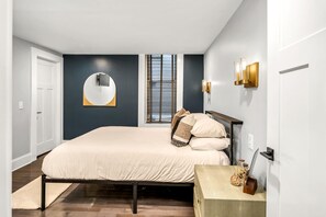 2nd bedroom with queen bed on the main level