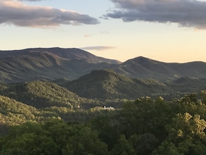 view from balcony