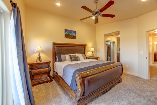 Master Bed Room with 2 closets and master bath