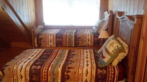 Twin Beds in Upper Level in King Bed Room