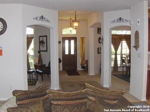 Entrance to open floor plan