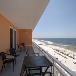 Beach view from the balcony