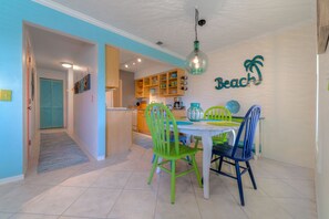 Separate dining area