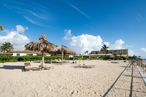 300 ft of private beach frontage enables  uncrowded use