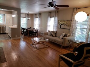Living Room & Dining Area