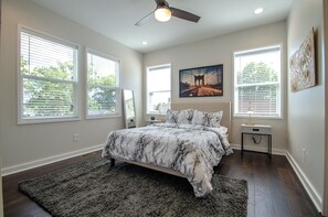 Master Bedroom with private bathroom and walk-in closet. 