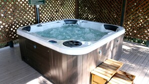 Hot Tub for six adults on private deck