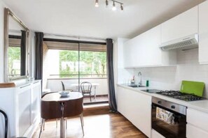 kitchen and balcony