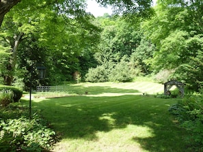 the 2 acres of Lawns and Gardens