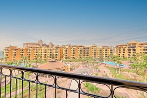 55  View of the courtyard from the dining room juliet balcony.