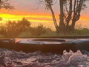 Sunset from the Hot Tub