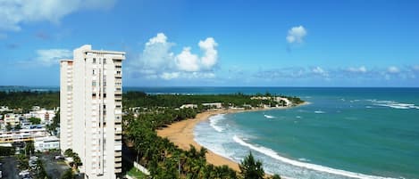 Sea view from apt balcony
and leaving room