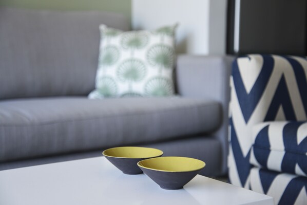 Stylish décor throughout