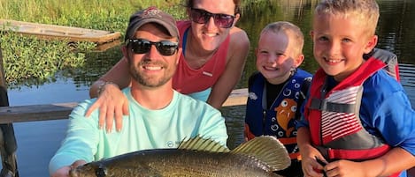 Family fishing and fun on your own private lake!