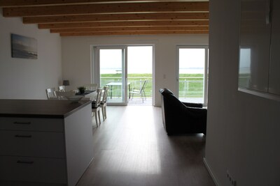 Apartment with the most beautiful view of the Elbe in Kollmar