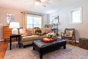 Designer decorated living area 