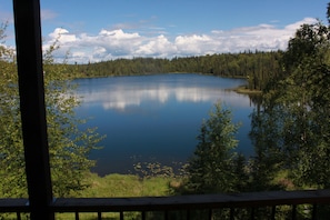 Your view of Hope Lake from the upper deck.