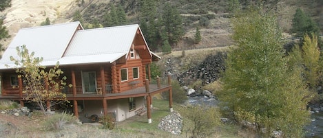 front of cabin