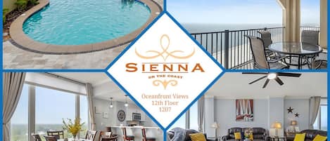 Sienna on the Coast #1207. 12th floor corner unit.