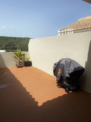 Terrace- BBQ Area and outside shower