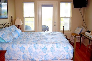 Master Bedroom with GORGEOUS ocean views and attached bathroom