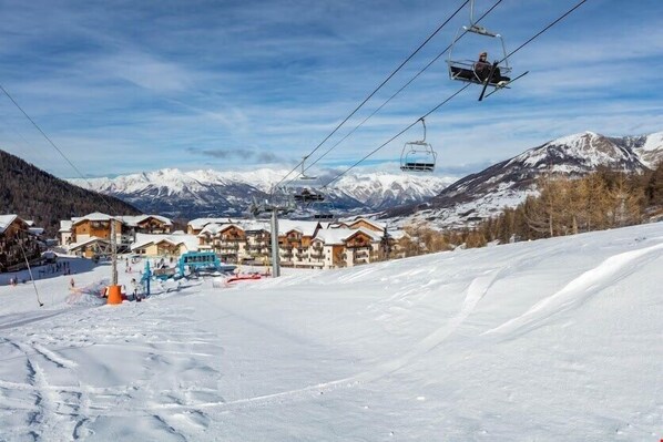 Enjoy amazing access to the slopes and chairlifts.