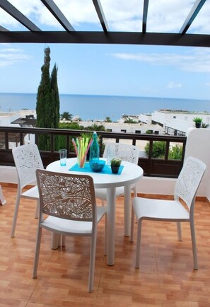 Balkon mit Meerblick