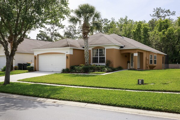 The home is located near the resort clubhouse for an easy walk to amenities.