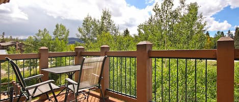 Highland Greens Lodge 305 - a SkyRun Breckenridge Property - Enjoy fresh Rocky Mountain air on your private deck