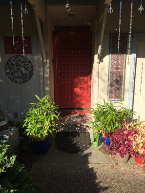 Our front door.