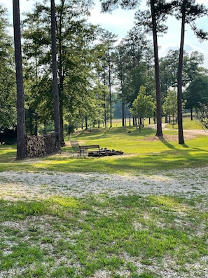 The view from the front porch is both relaxing and gorgeous.