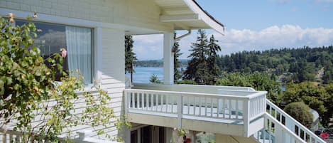 View from the house to harbor.