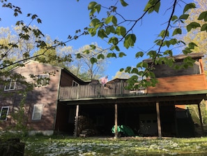 Welcome to Stone Manor --back of the house