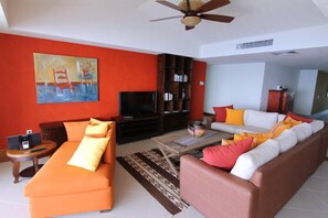 Relax in your spacious living room