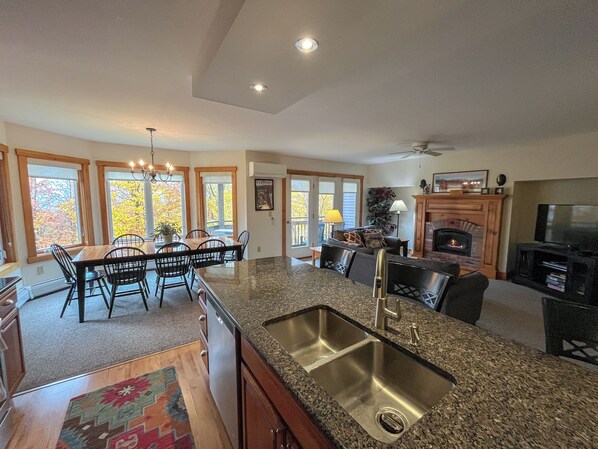 Open floor plan with plenty of room for gathering