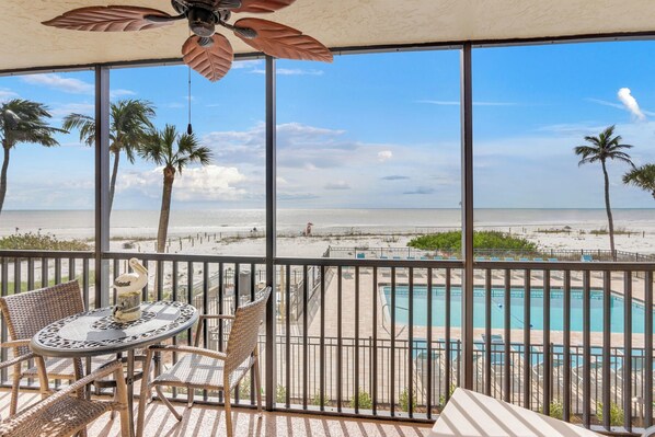 Ocean and pool view