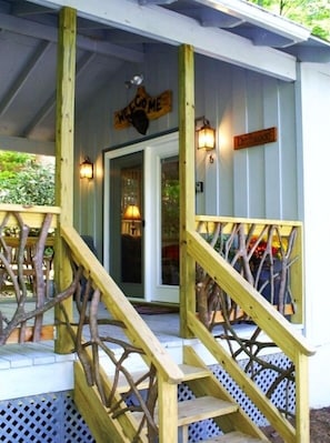 Inviting front porch