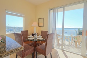 Dining for Four with Waterfront View