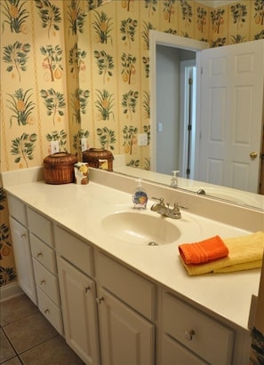 Main floor Bath with shower.