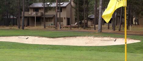 View of house from the golf course