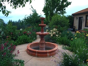 Fountain and Jacuzzi