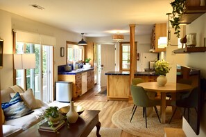 At 800 square feet plus patio, this is an unusually large space.
