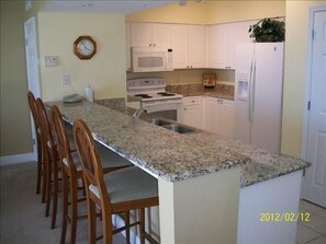 Kitchen and Bar Area
