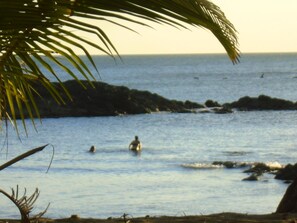 Right in front of your #2 Cabina,your ocean:)
